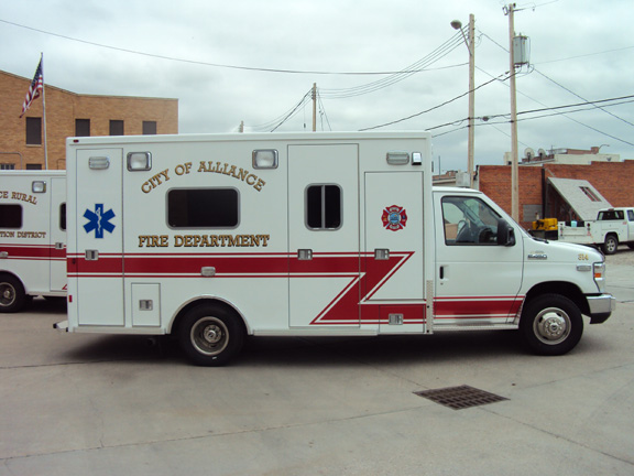 Rural Ambulance #310 (Transport Unit), 2010 Ford E450 Life Line 