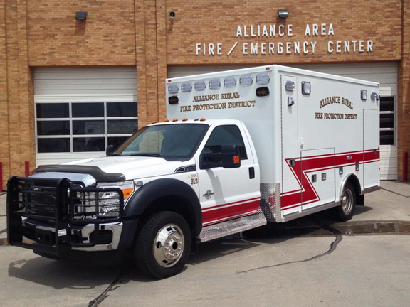 Rural Ambulance #312, 2015 Ford F450 Life Line